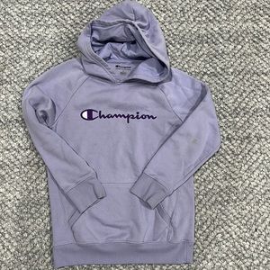 Champion hoodies size L girl